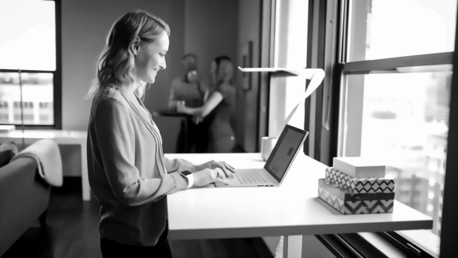 Illustration de planification budgétaire avec outils numériques